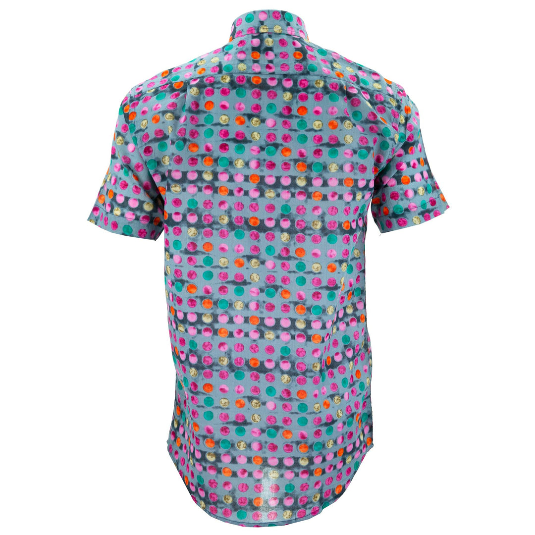 Regular Fit Short Sleeve Shirt - Spotty