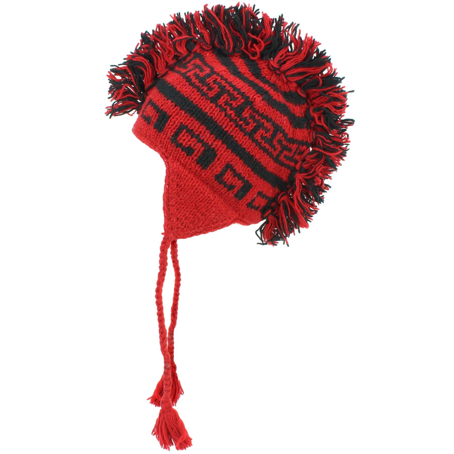 Knit mohawk hat ear flaps online