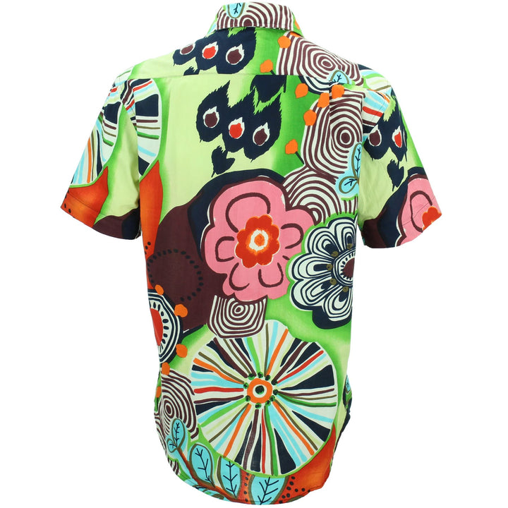 Regular Fit Short Sleeve Shirt - Floral Fairground