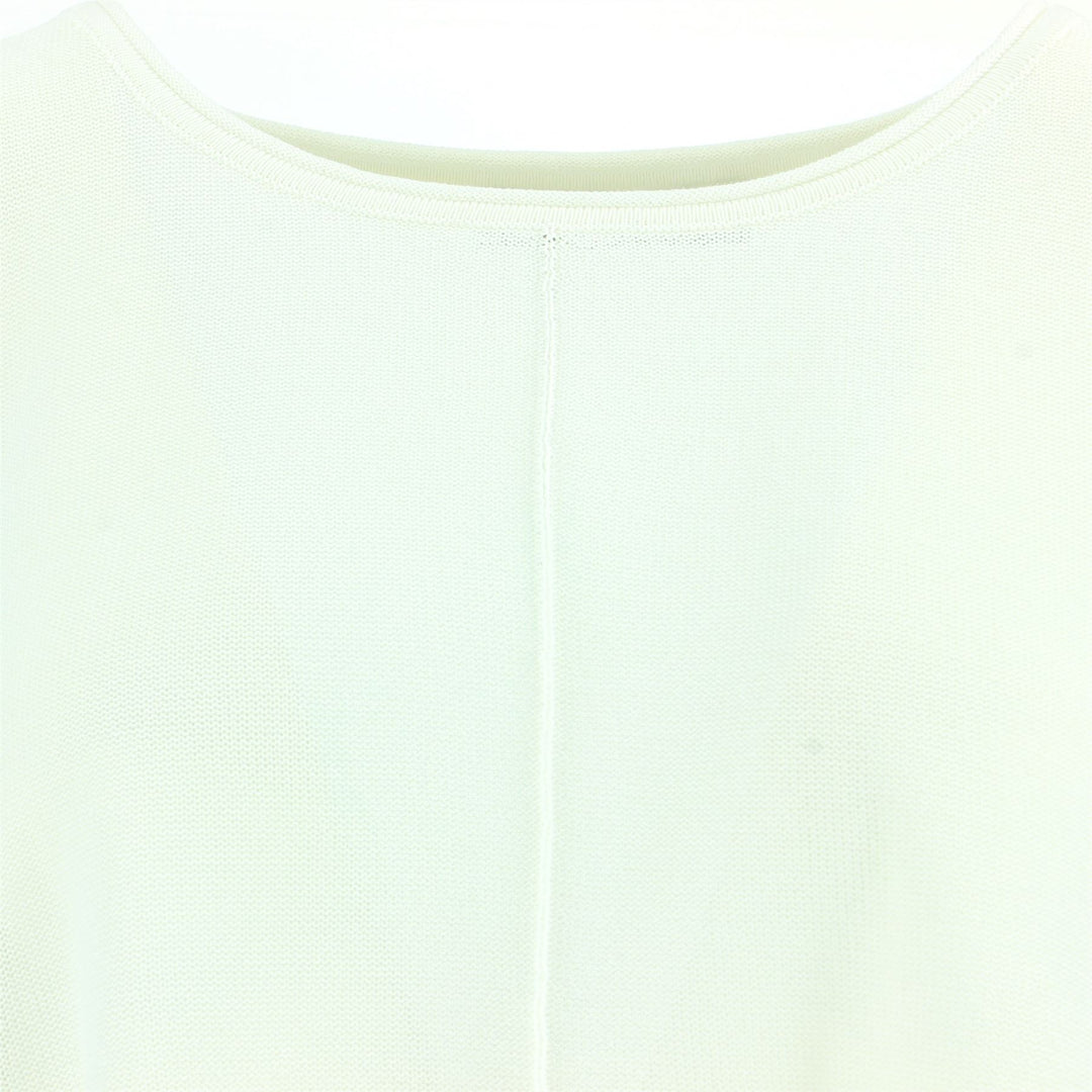 Sleeveless Knitted Top - Off White