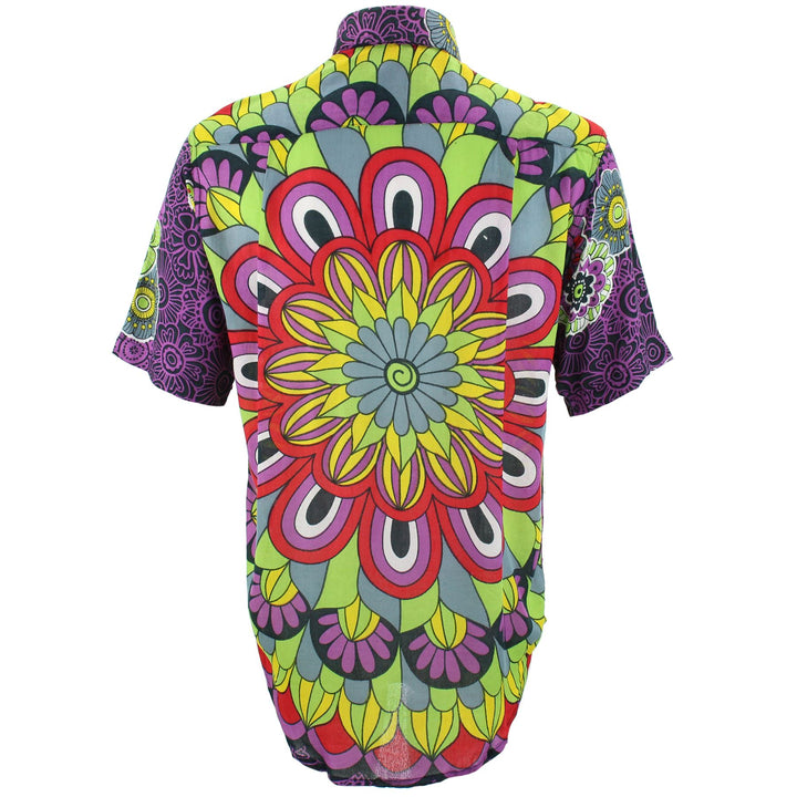 Regular Fit Short Sleeve Shirt - Carnival Mandala