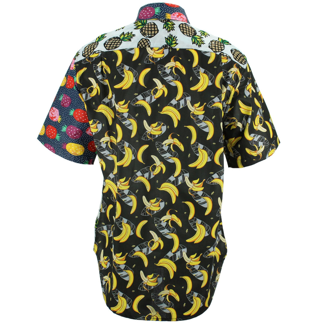 Regular Fit Short Sleeve Shirt - Random Mixed Panel - Fruit