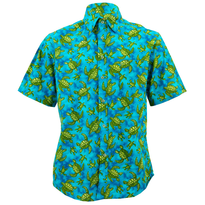 Regular Fit Short Sleeve Shirt - Sea Turtles