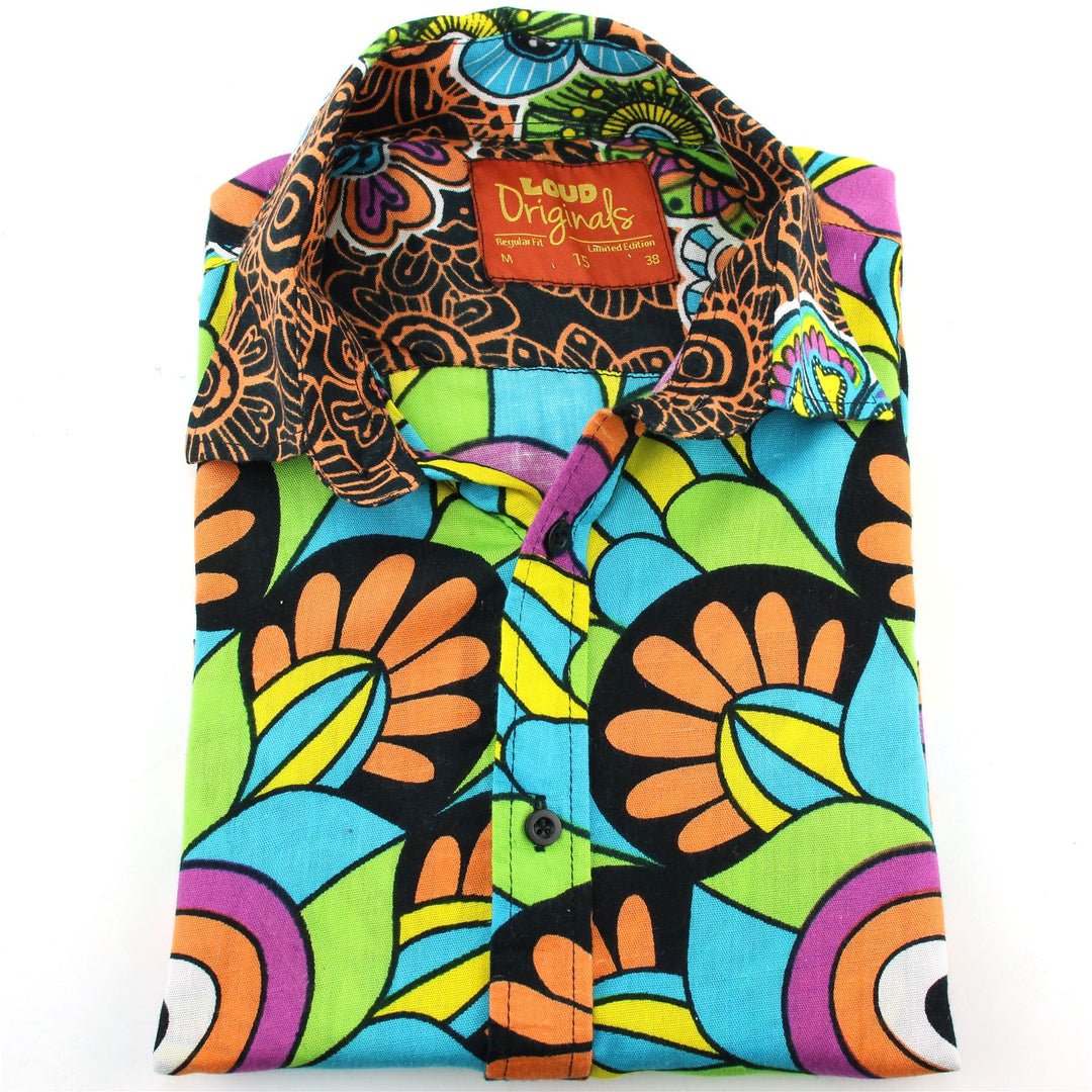 Regular Fit Short Sleeve Shirt - Carnival Mandala