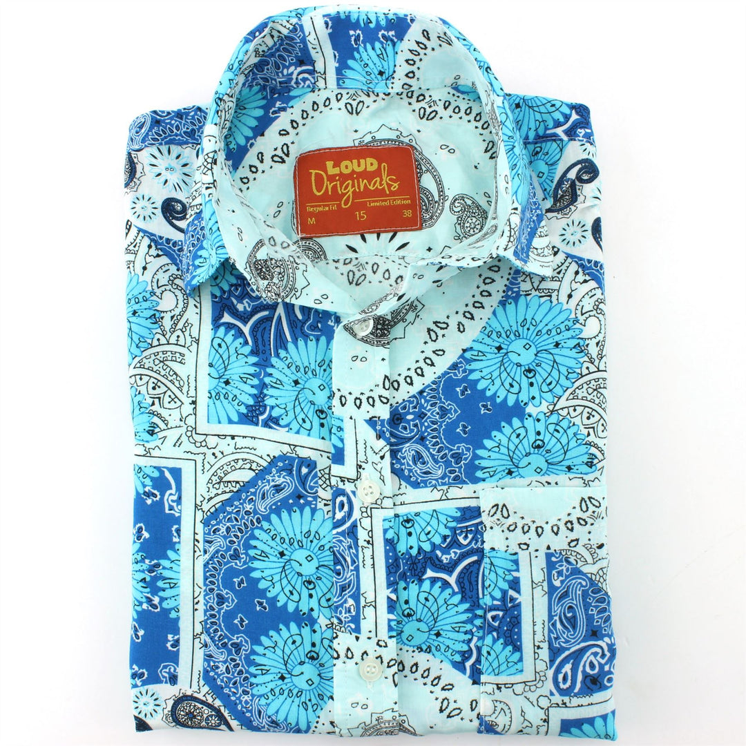 Regular Fit Short Sleeve Shirt - Paisley Floral