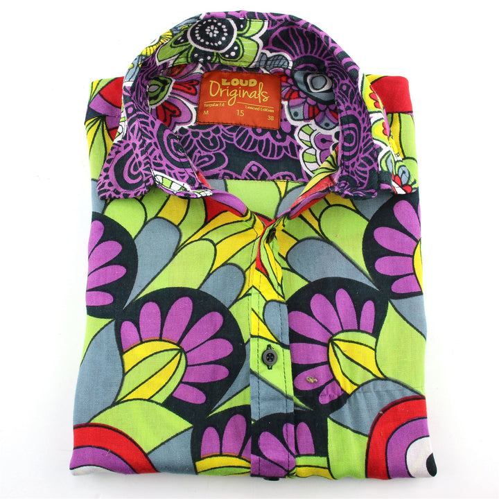 Regular Fit Short Sleeve Shirt - Carnival Mandala