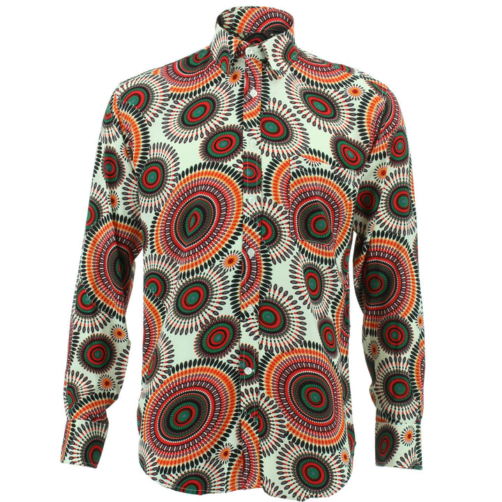 Regular Fit Long Sleeve Shirt - Spirals