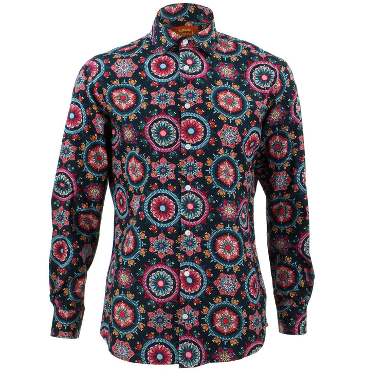 Tailored Fit Long Sleeve Shirt - Fractal