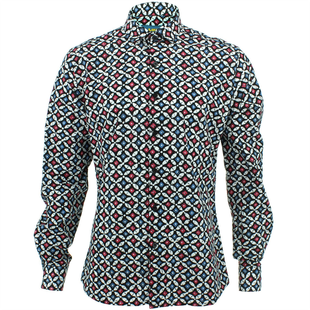 Slim Fit Long Sleeve Shirt - Bowling Pins