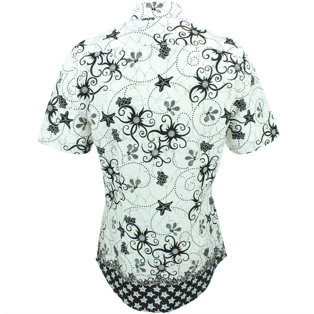 Slim Fit Short Sleeve Shirt - Tendrils