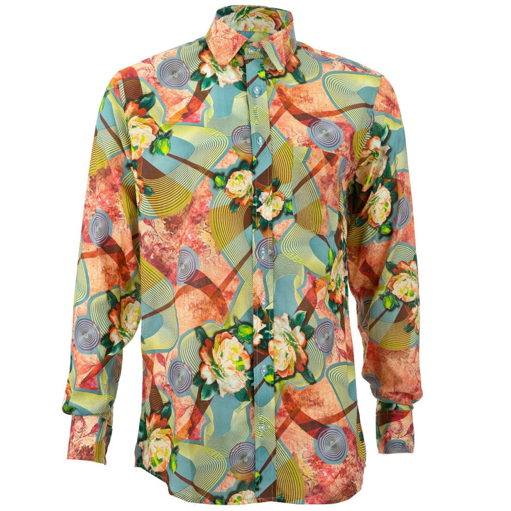 Regular Fit Long Sleeve Shirt - Floral Trip