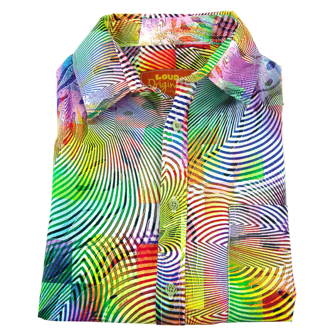 Regular Fit Long Sleeve Shirt - Optical Illusion