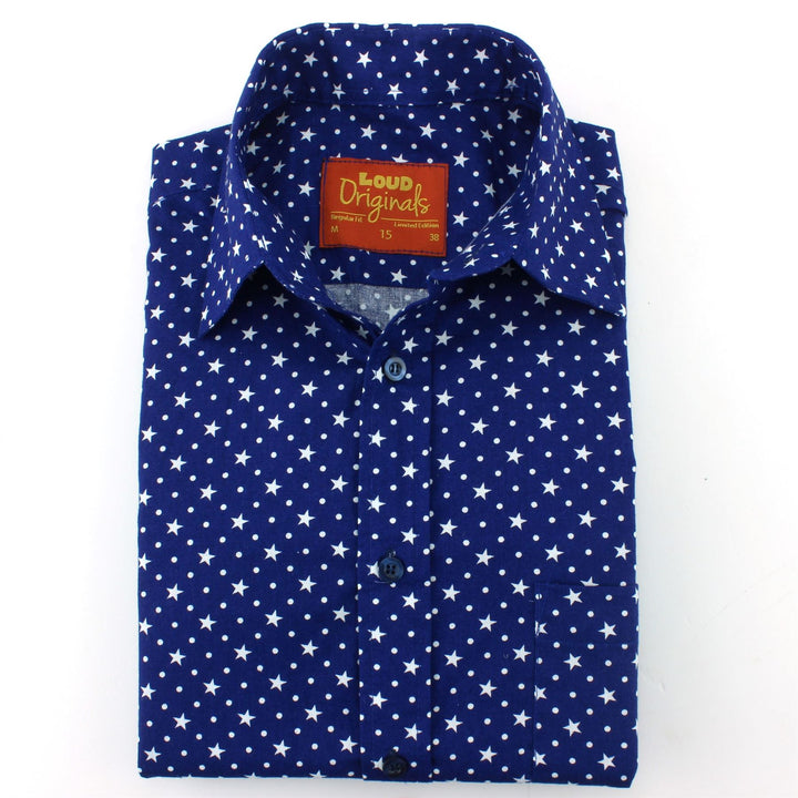 Slim Fit Short Sleeve Shirt - Polka Stars