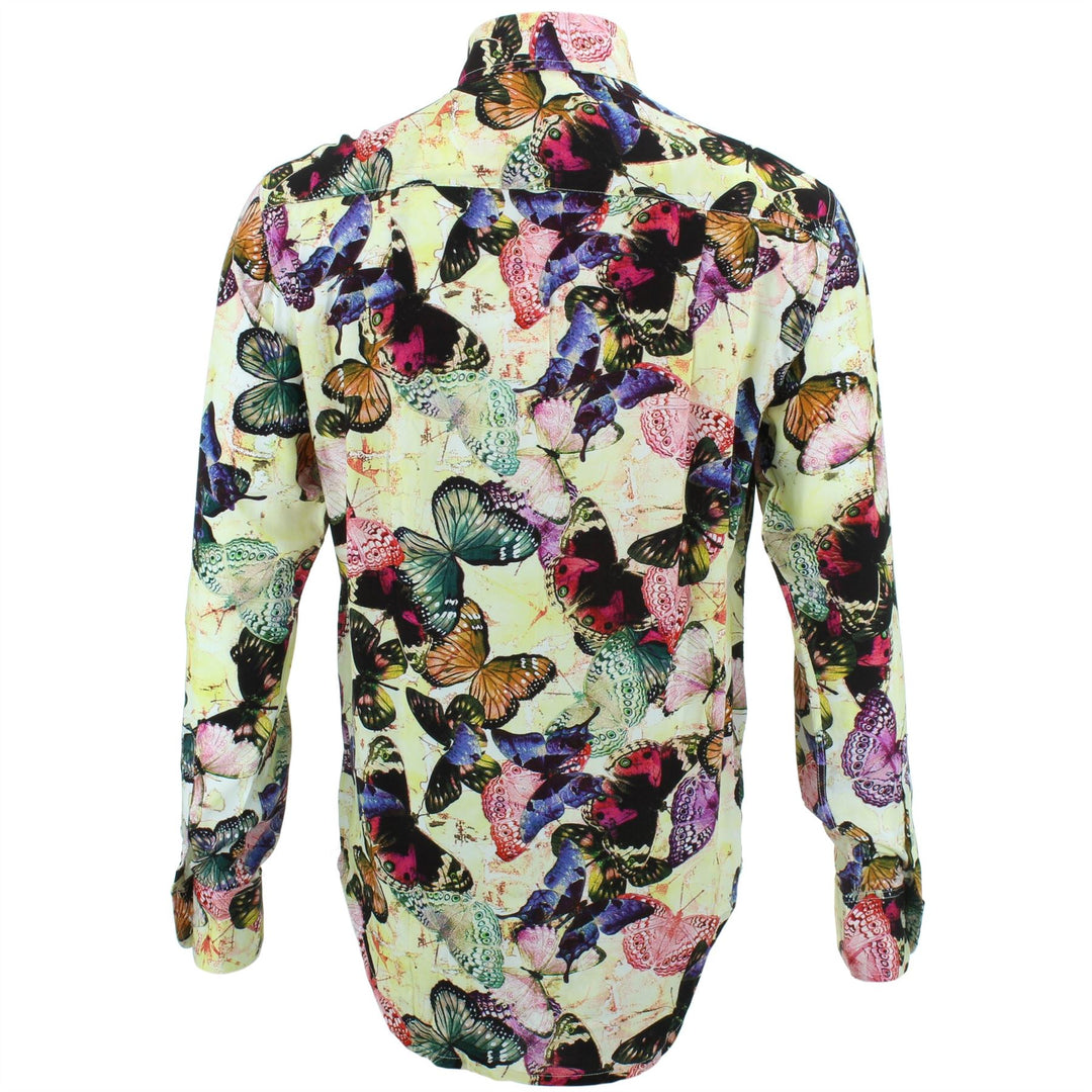 Regular Fit Long Sleeve Shirt - Butterflies