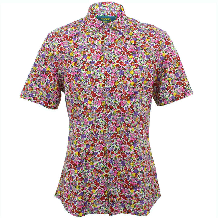 Slim Fit Short Sleeve Shirt - Ditzy Floral