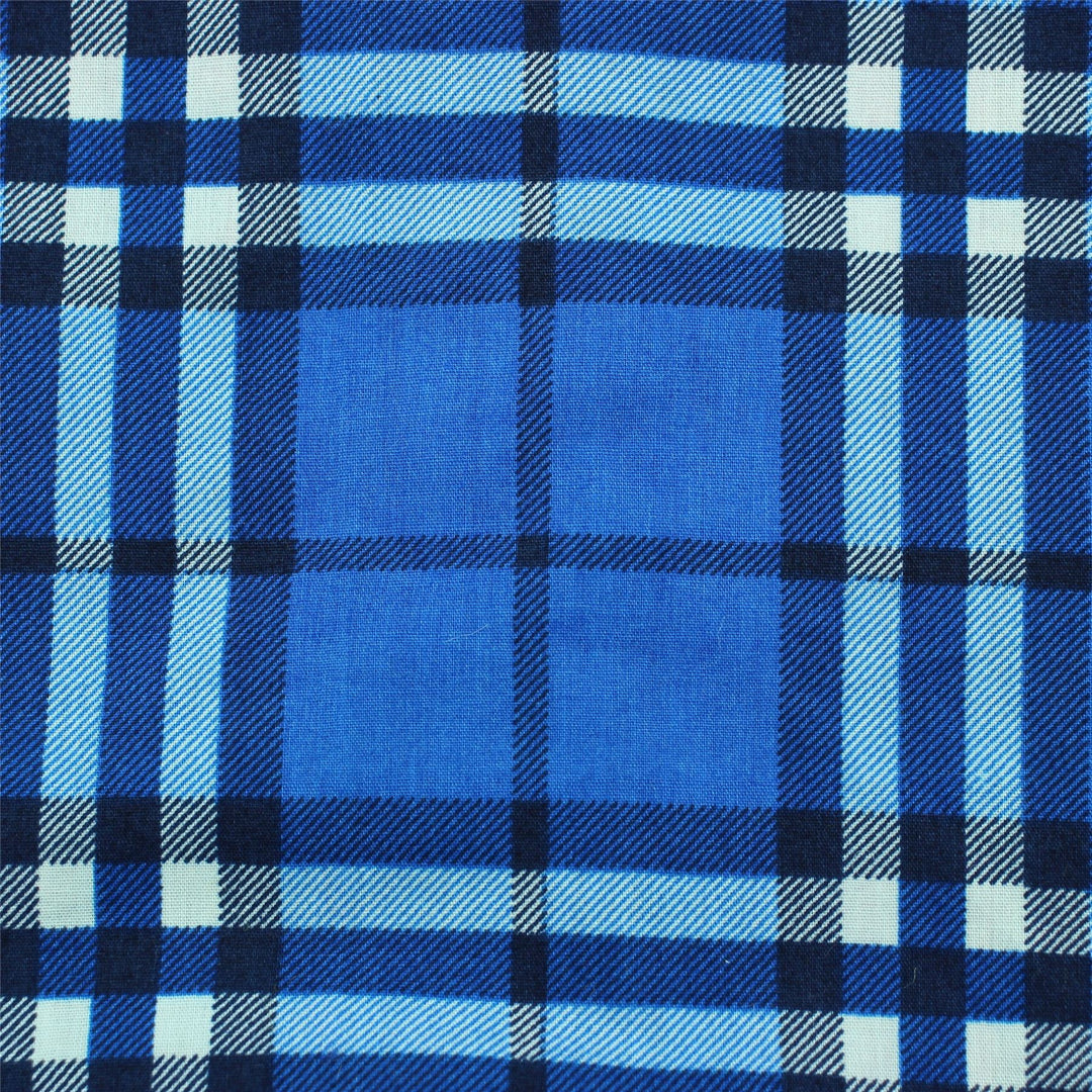 Regular Fit Long Sleeve Shirt - Random Mixed Panel - Tartan