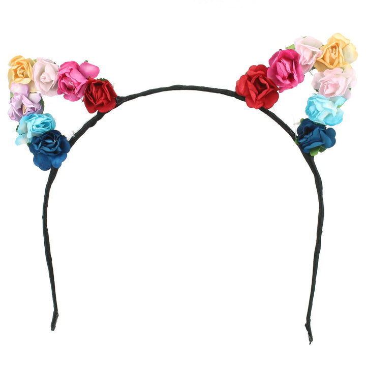 Cat Ear Garland Headband - Multi