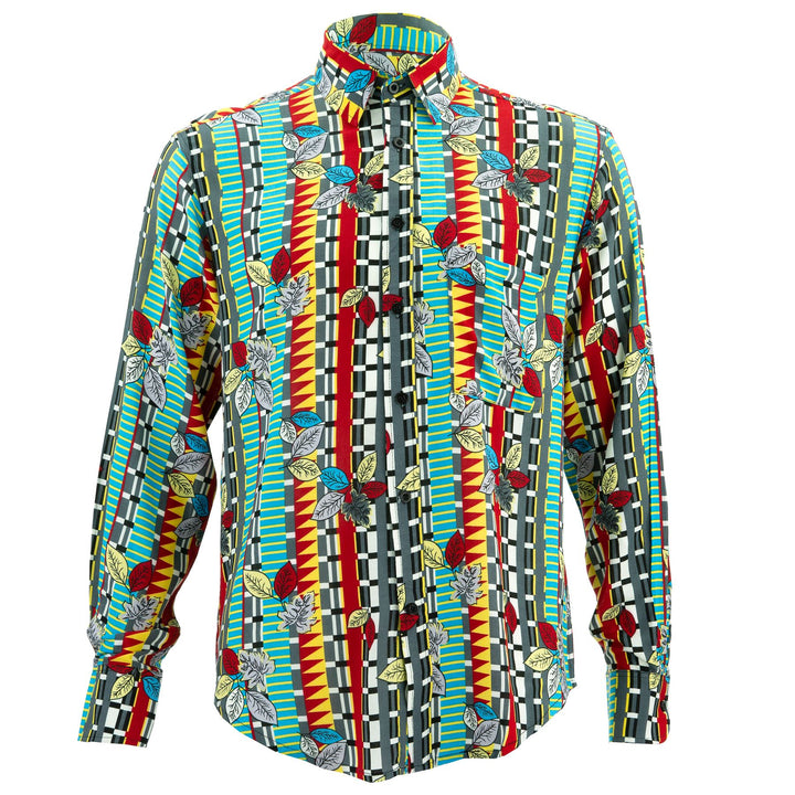 Regular Fit Long Sleeve Shirt - Rhythm in Art