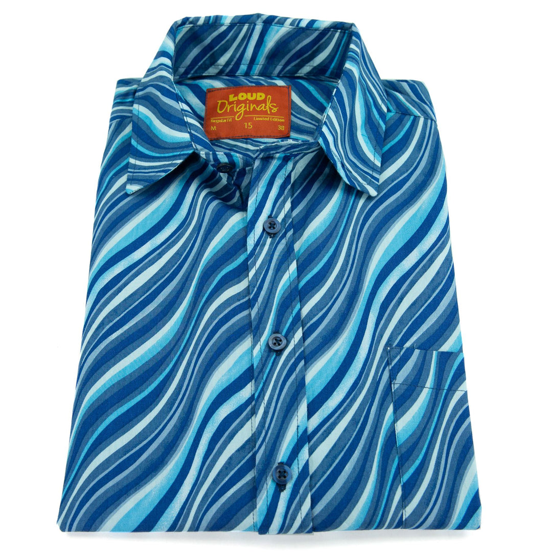 Regular Fit Short Sleeve Shirt - Ripples