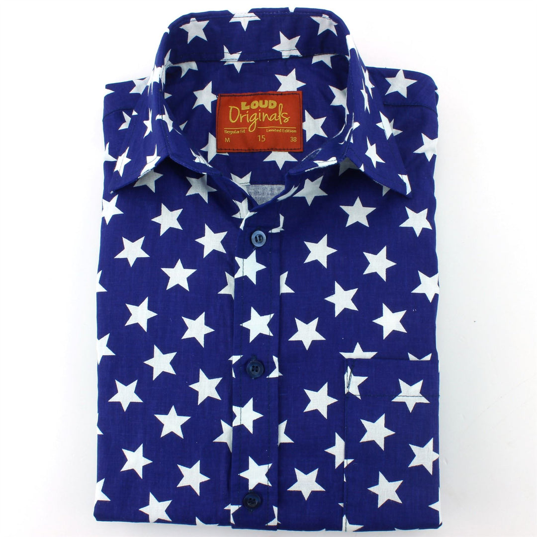 Regular Fit Short Sleeve Shirt - Stars