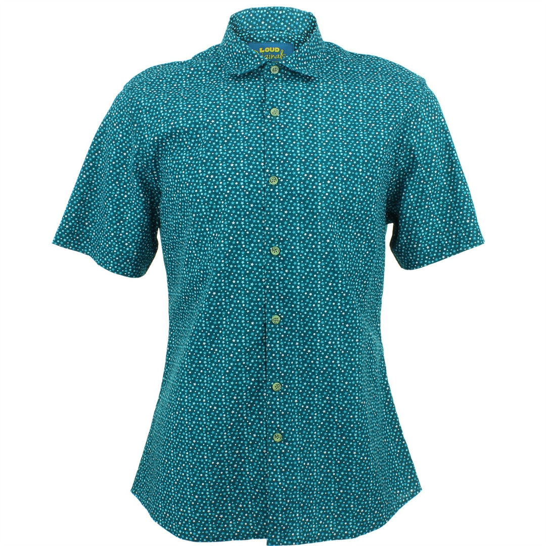 Slim Fit Short Sleeve Shirt - Ditzy Stars