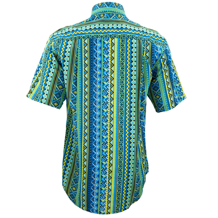 Regular Fit Short Sleeve Shirt - Aztec