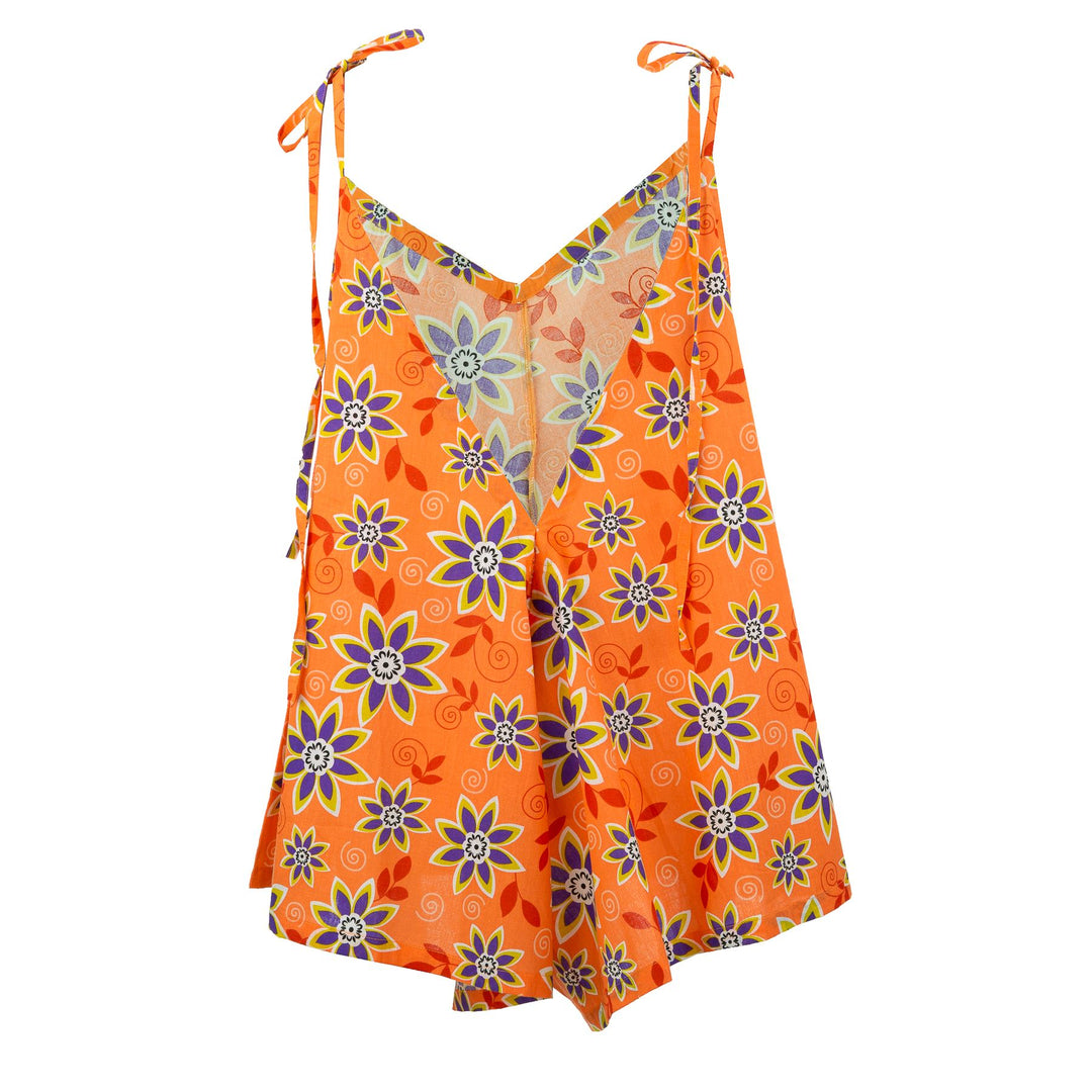 Short Jumpsuit - Summer Floral