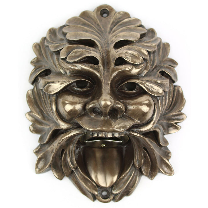 Wall Mounted Character Bottle Opener - Green Man (Bronze)