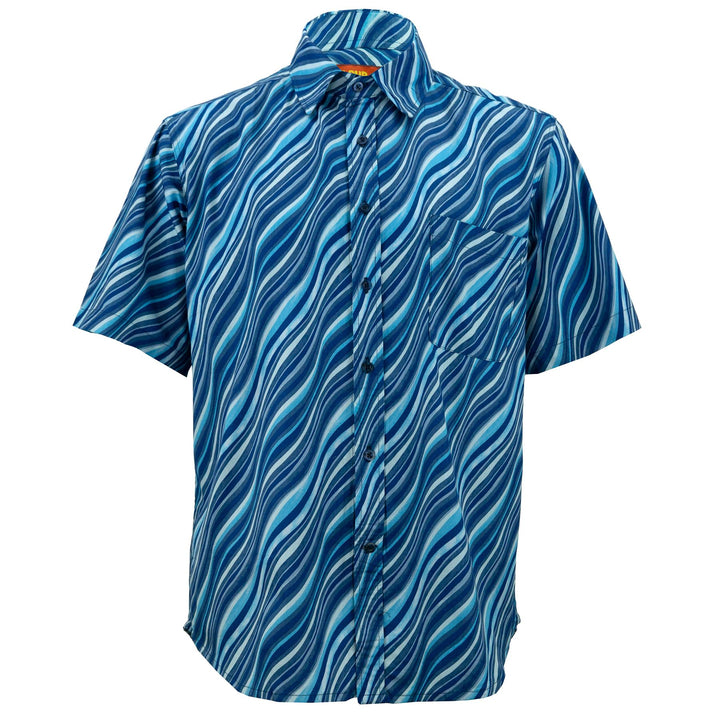 Regular Fit Short Sleeve Shirt - Ripples