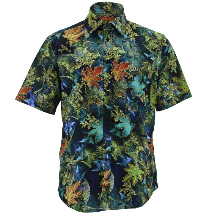 Regular Fit Short Sleeve Shirt - Vines