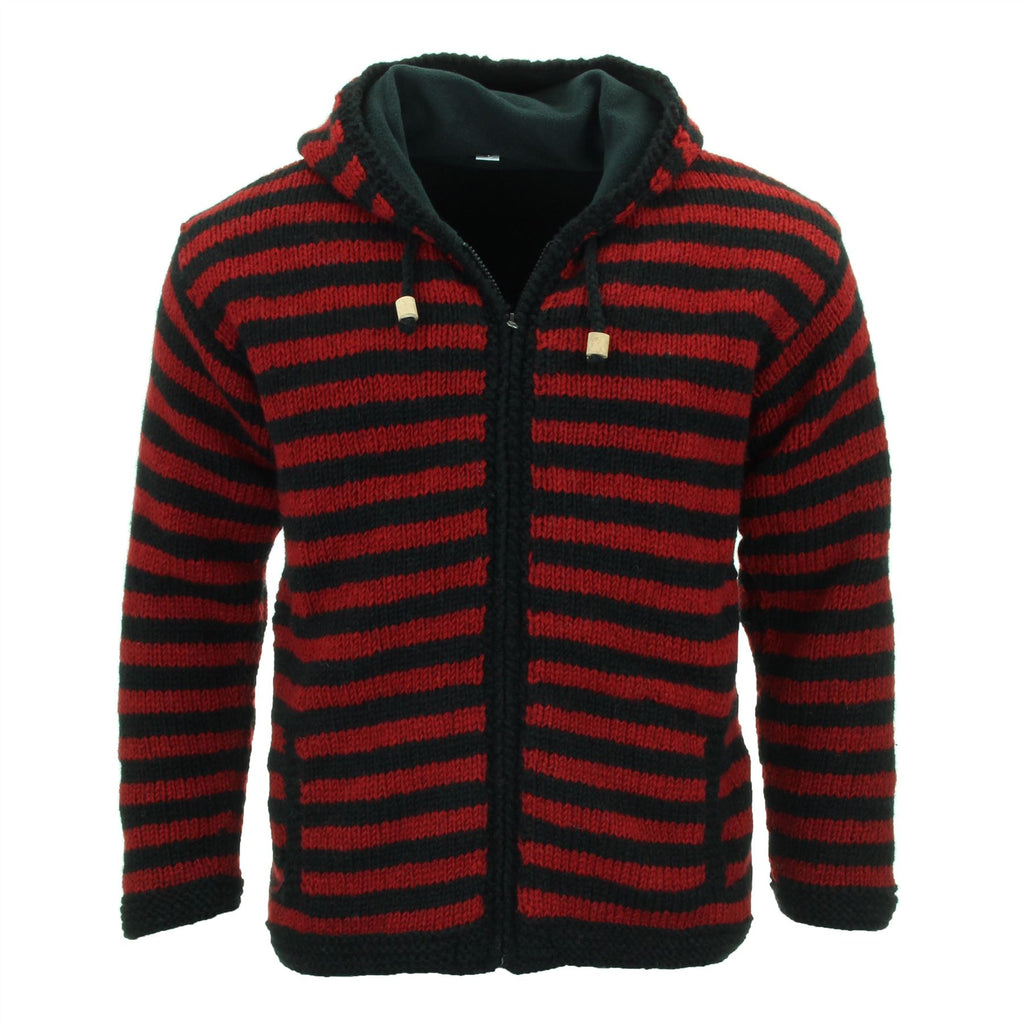 Red and black striped on sale hoodie