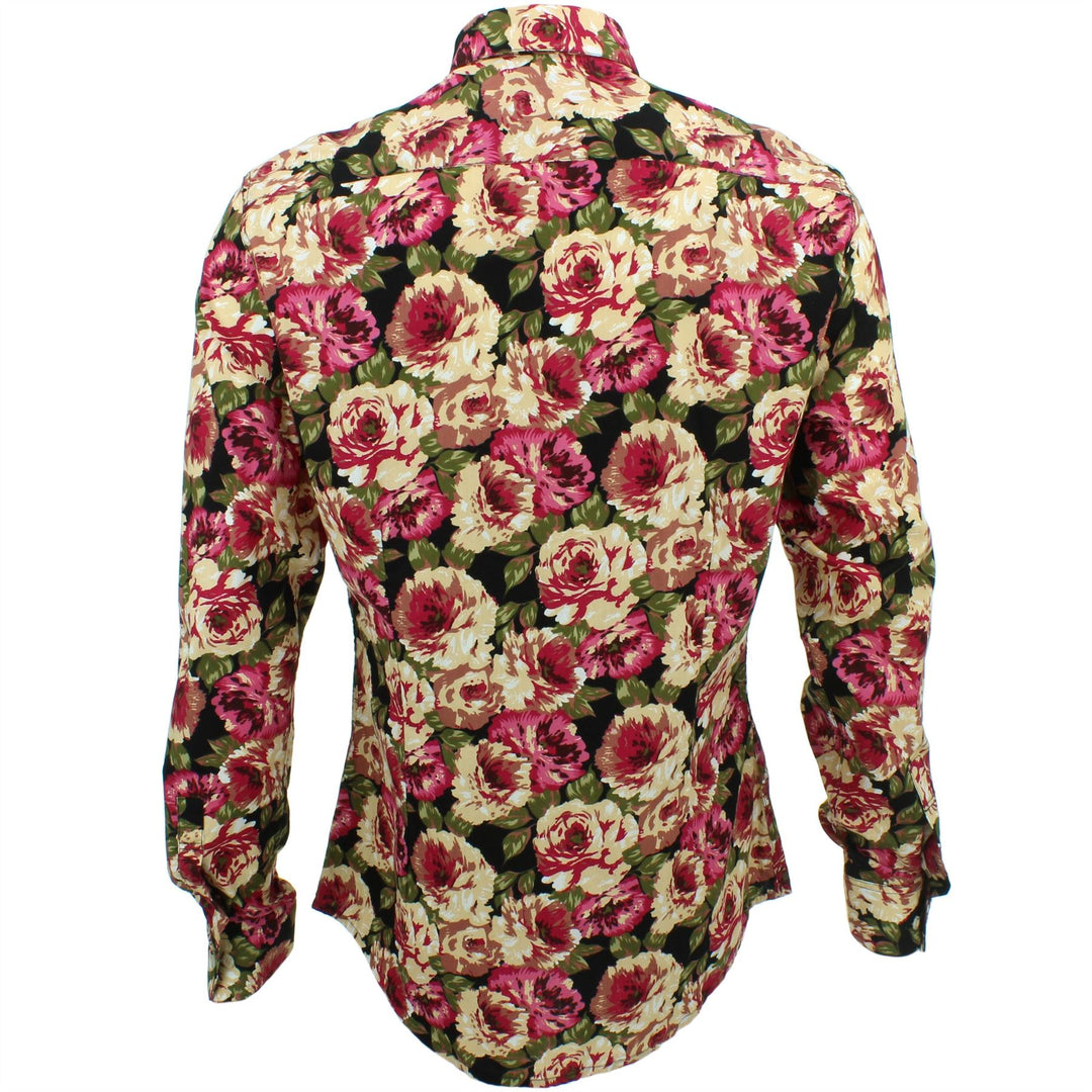 Slim Fit Long Sleeve Shirt - Floral