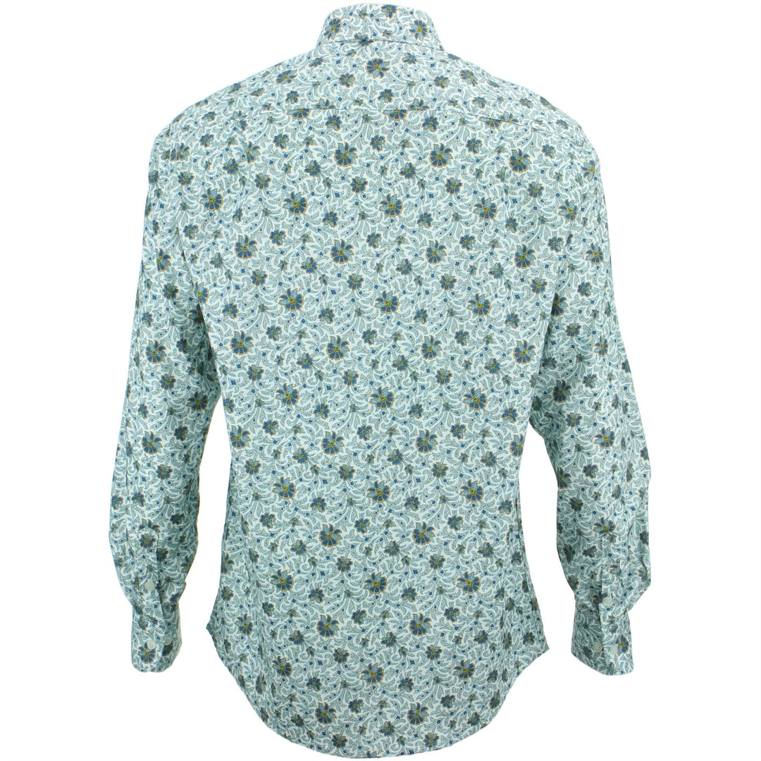 Regular Fit Long Sleeve Shirt - Jacobean Floral