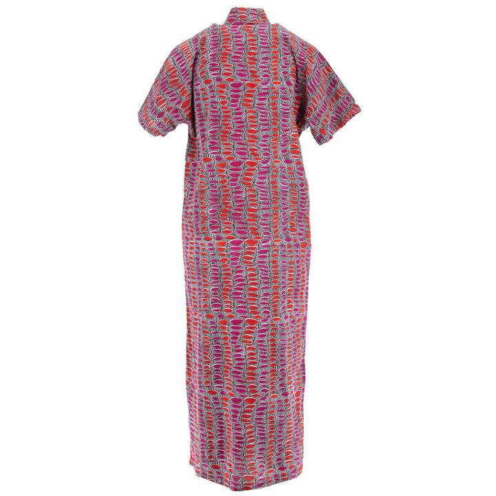 Mandarin Maxi Dress - Colour Burst