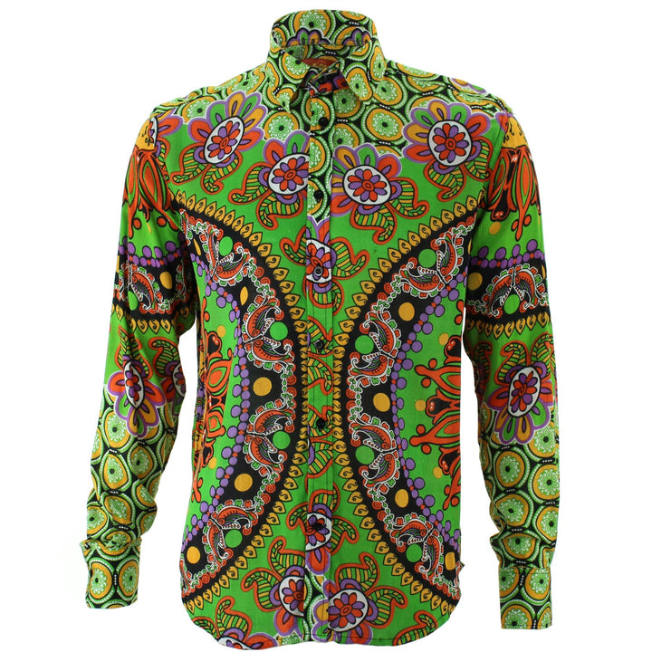 Regular Fit Long Sleeve Shirt - Carnival Mandala