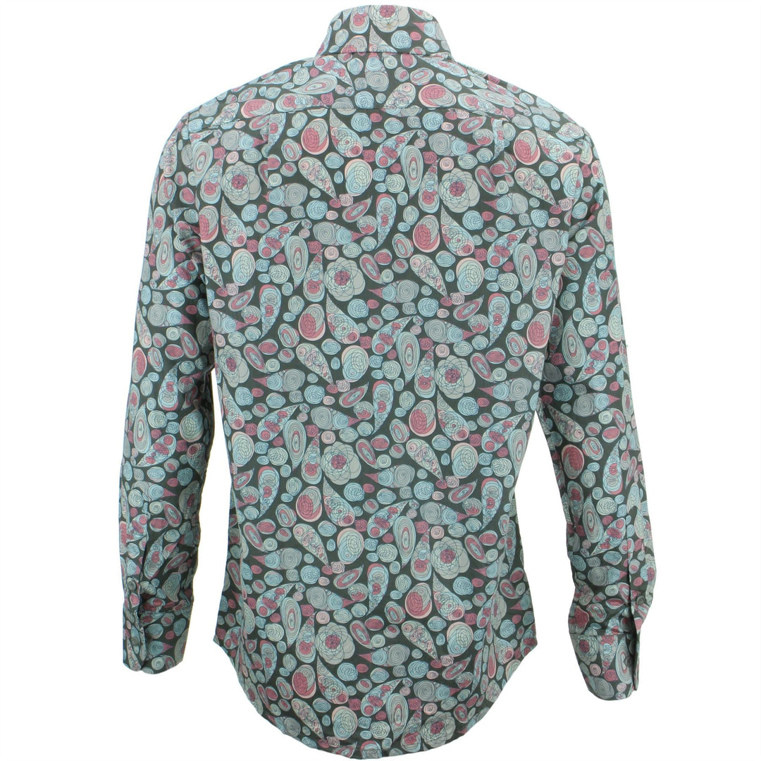 Regular Fit Long Sleeve Shirt - Spirals