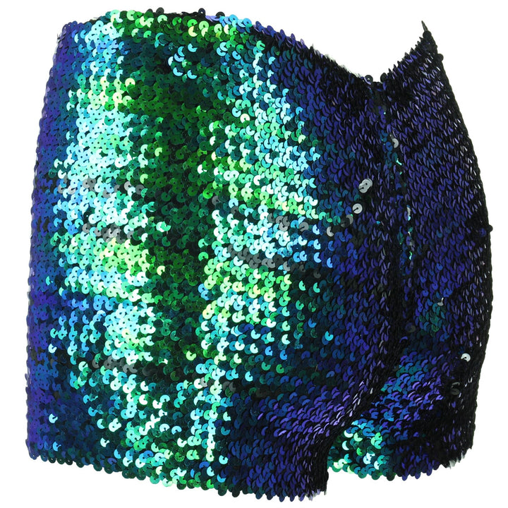 Sequin Shorts - Green