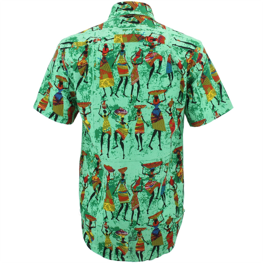 Regular Fit Short Sleeve Shirt - Head-carrying