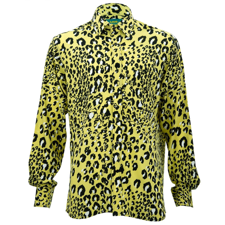 Regular Fit Long Sleeve Shirt - Leopard