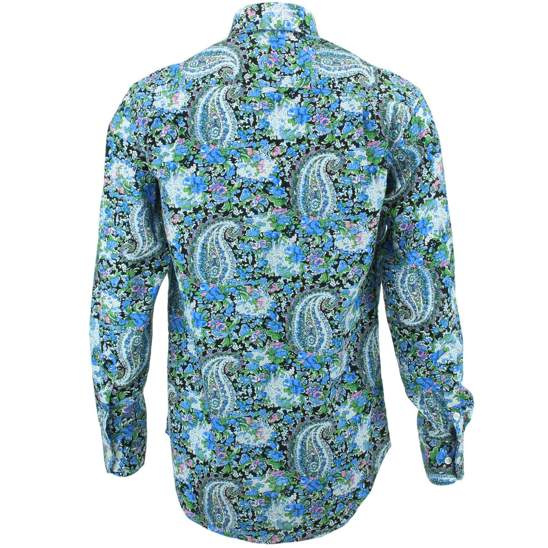 Regular Fit Long Sleeve Shirt - Floral Paisley