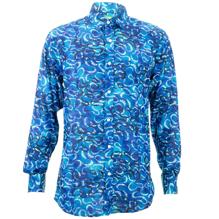 Regular Fit Long Sleeve Shirt - Serpentine