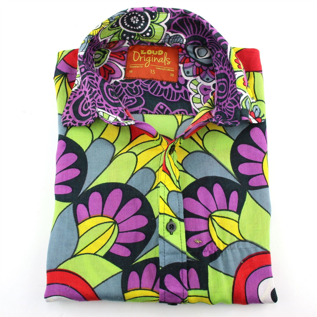 Regular Fit Long Sleeve Shirt - Carnival Mandala