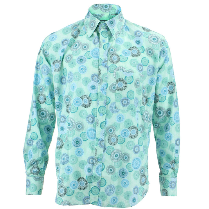 Regular Fit Long Sleeve Shirt - Spirograph