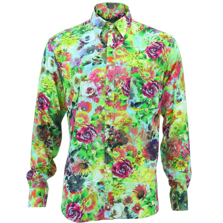 Regular Fit Long Sleeve Shirt - Floral