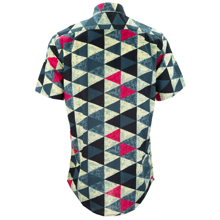 Regular Fit Short Sleeve Shirt - Triangles