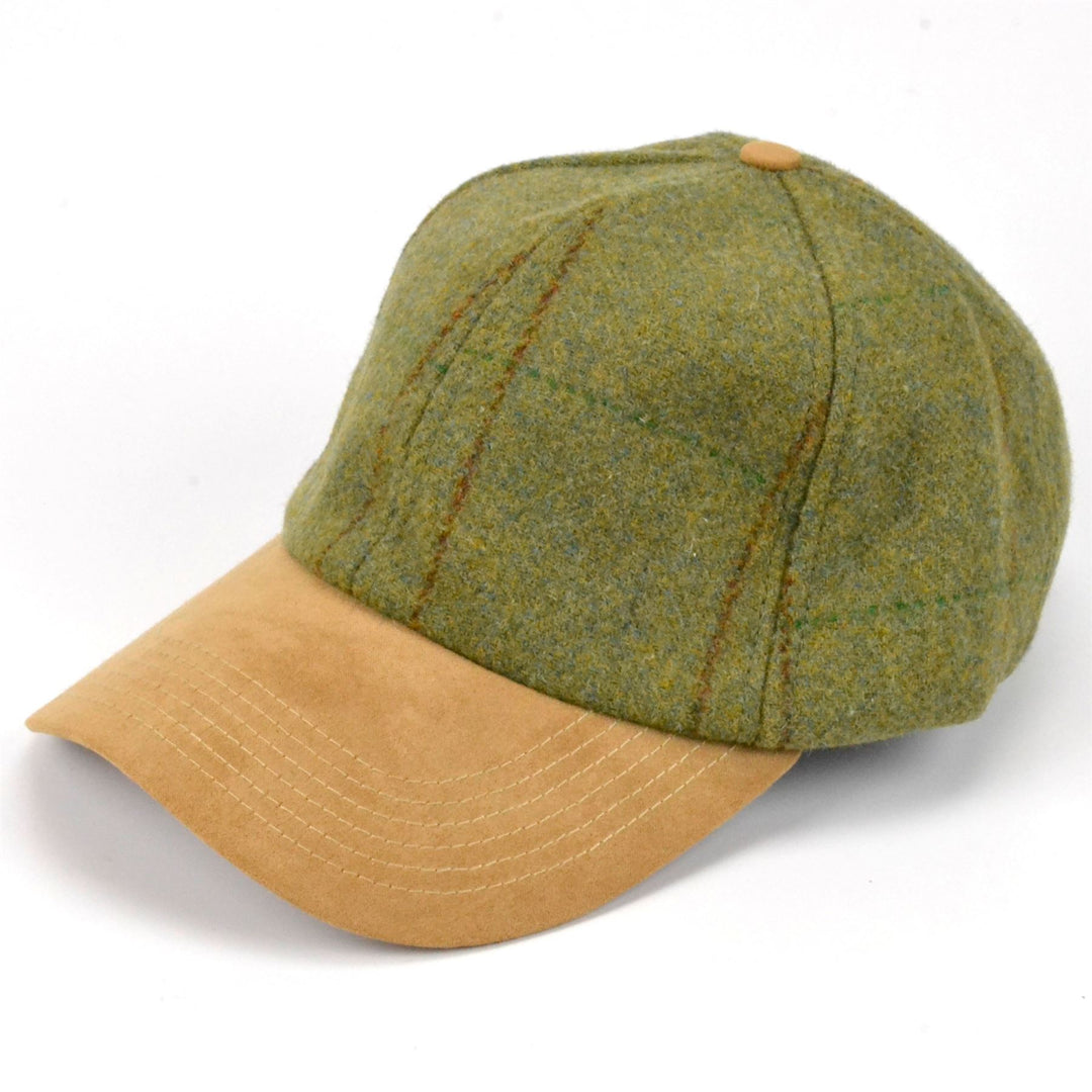 DuPont Teflon Coated Tweed Baseball Cap - Mid Green