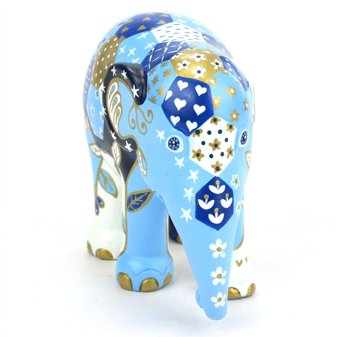 Limited Edition Replica Elephant - Patchie Indigo