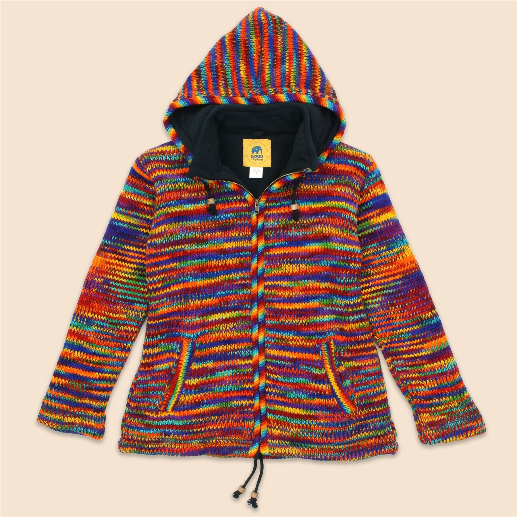 Ladies rainbow cardigan best sale