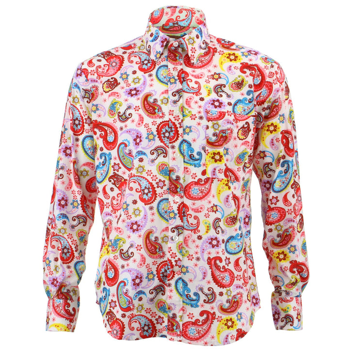 Regular Fit Long Sleeve Shirt - Paisley