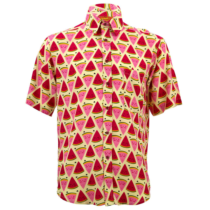 Regular Fit Short Sleeve Shirt - Watermelon